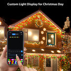 Christmas RGB Smart Point Control Outdoor Icicle Light