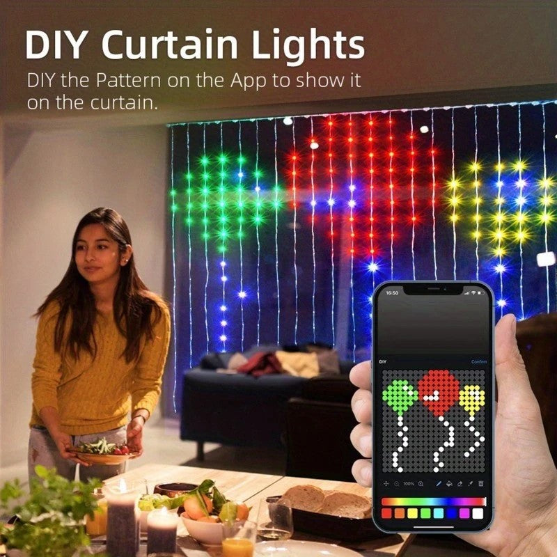 Smart DIY Programmable Curtain Light