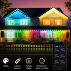 Outdoor Colored LED Smart Control Eaves Light.