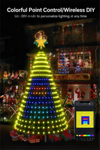 Colorful string lights smart Christmas tree lights