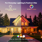 New Outdoor Integrated Courtyard Eaves Light