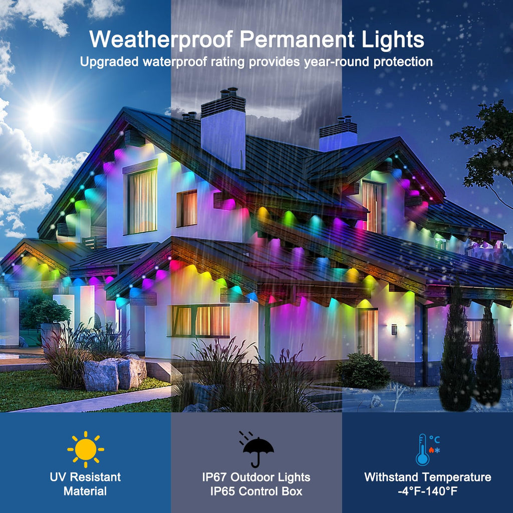 New Outdoor Integrated Courtyard Eaves Light