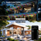 New Iridescent Icicle Lights, APP-controlled Waterfall Eaves Lights