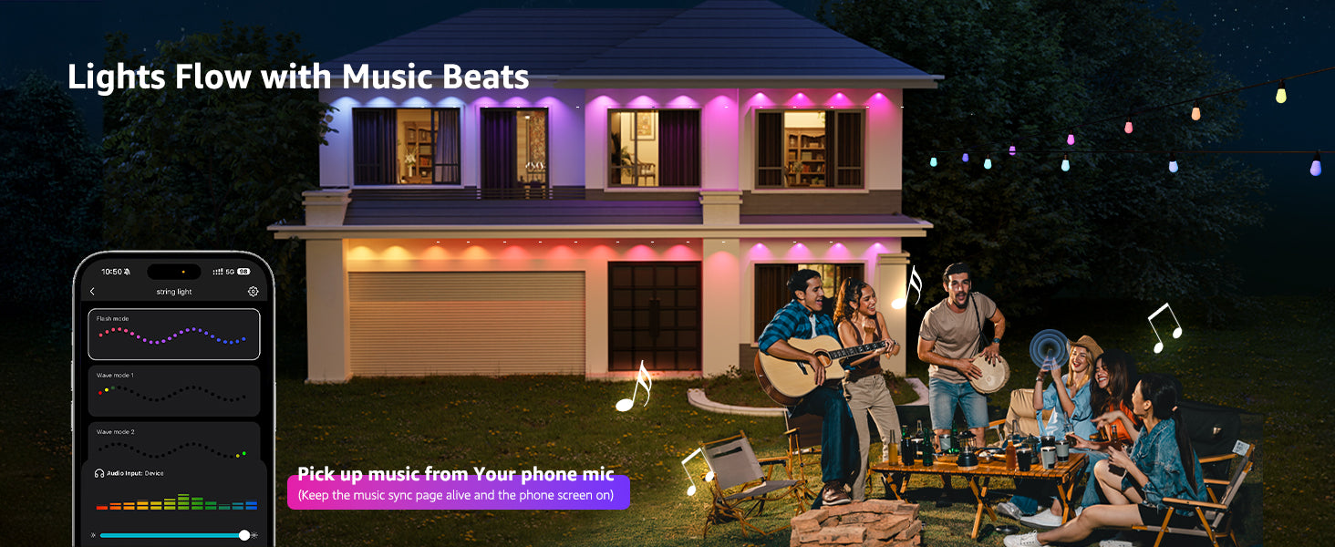 New Outdoor Integrated Courtyard Eaves Light