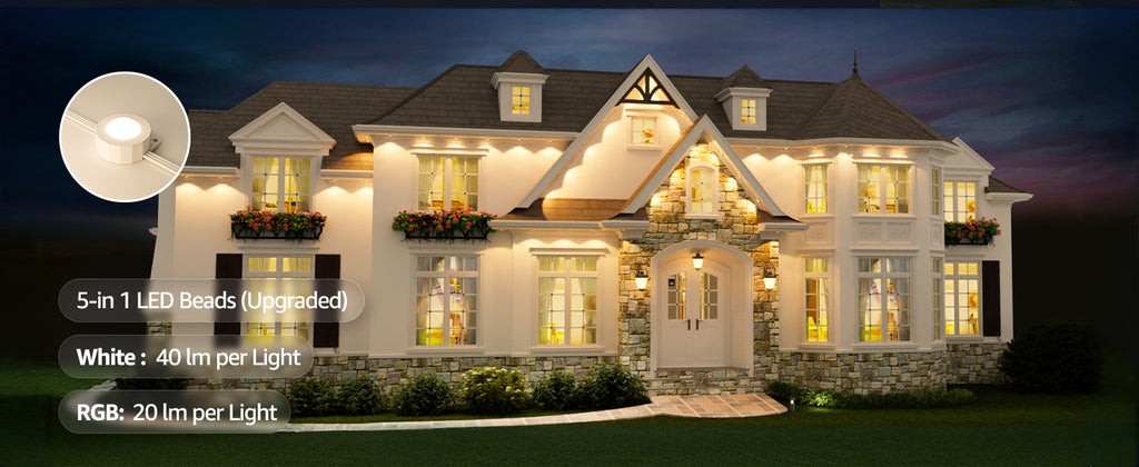 New Outdoor Integrated Courtyard Eaves Light