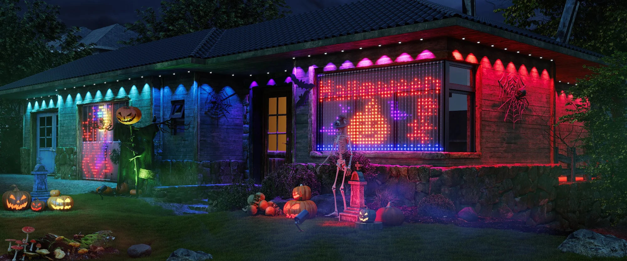 New Colorful Smart DIY Programmable Curtain Light