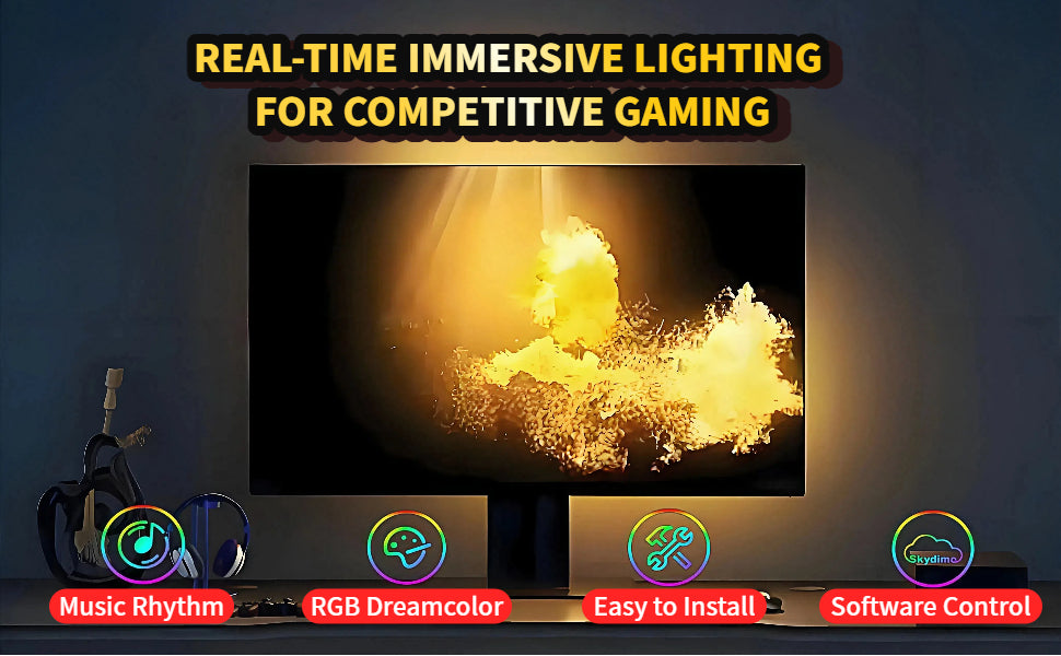 RGB Computer Screen Light Synchronization Light Strip