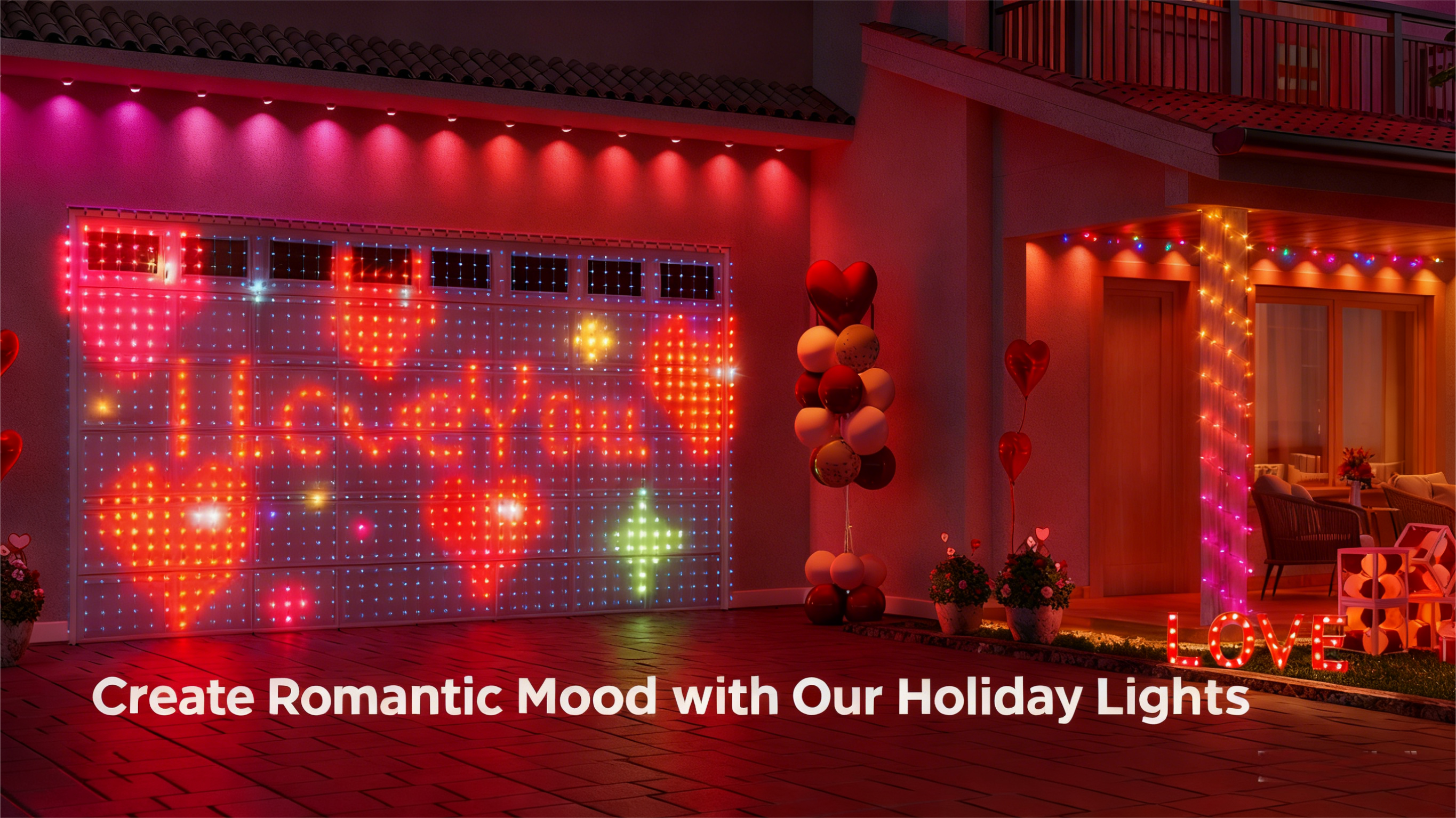 New Color Point-Controlled Linear Light DIY Smart Curtain Light