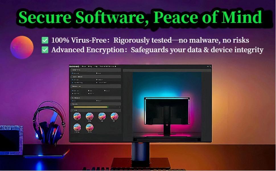 LED Real-Time PC Screen Light Synchronization Backlight Strip