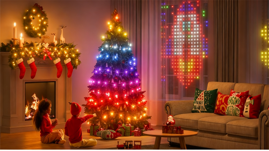 Hot-selling App-Programmable DIY Pattern Smart Curtain Light