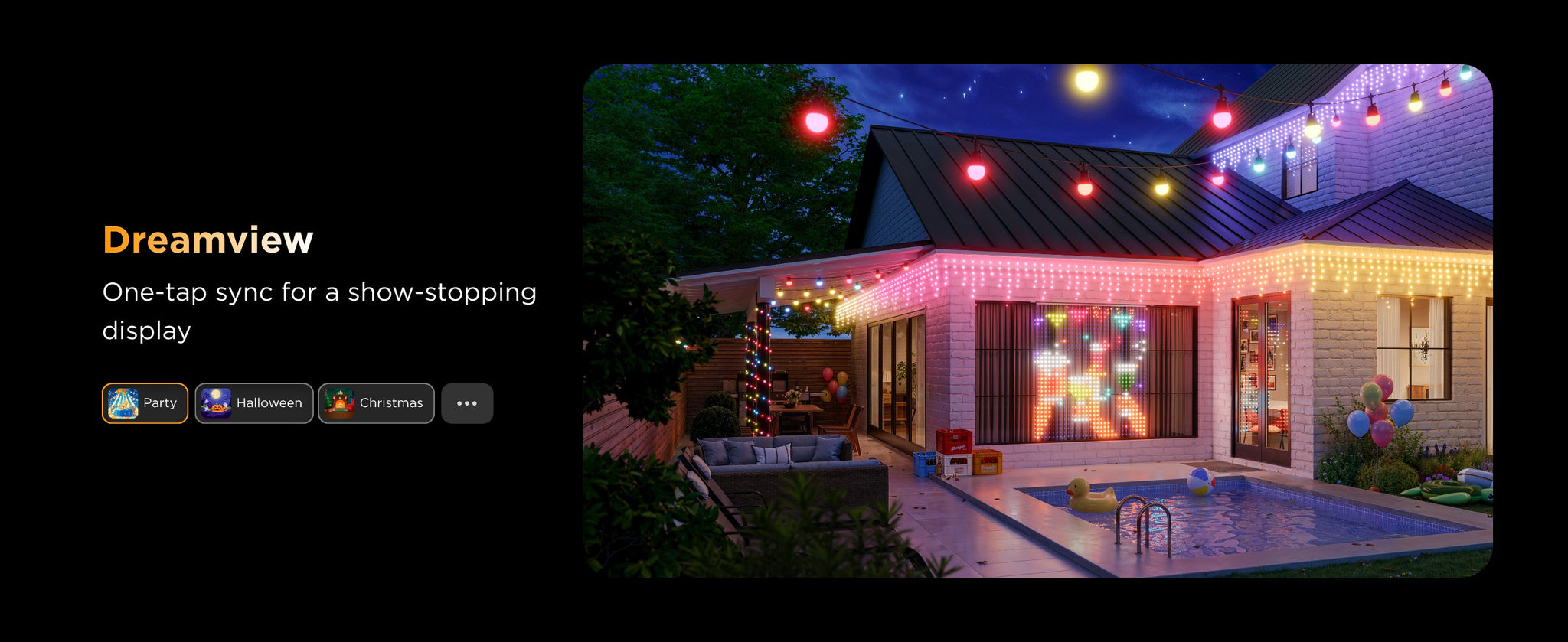 New Color Point-Controlled DIY Curtain Light