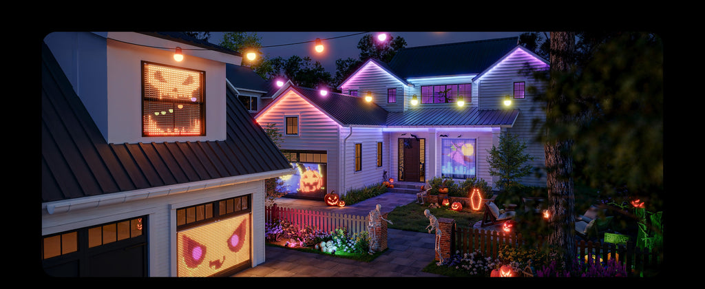 New Color Point-Controlled Linear Light DIY Smart Curtain Light