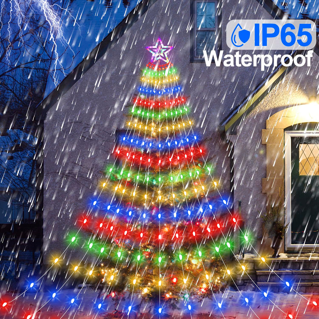 Colorful string lights smart Christmas tree lights