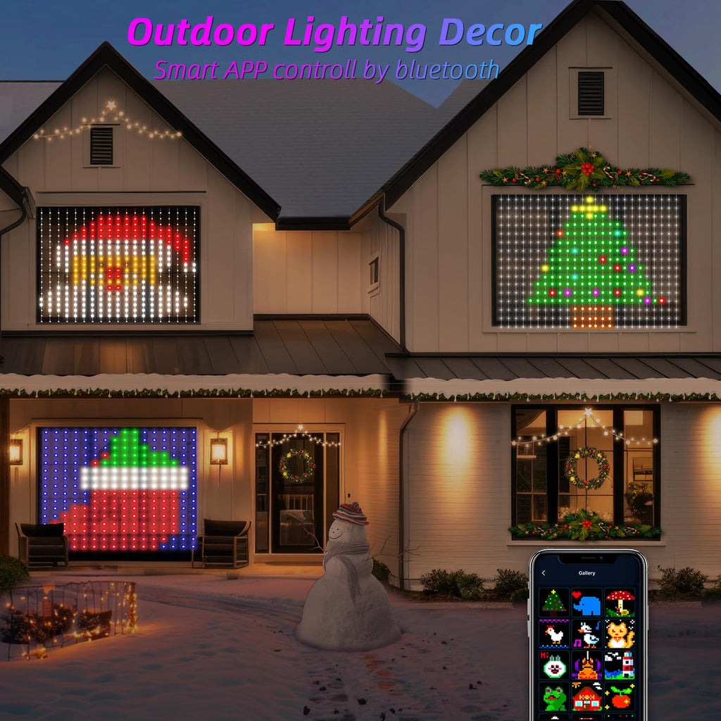 DIY Ambient Decor Smart Programmable Curtain Light