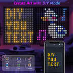 New Color Point-Controlled Linear Light DIY Smart Curtain Light