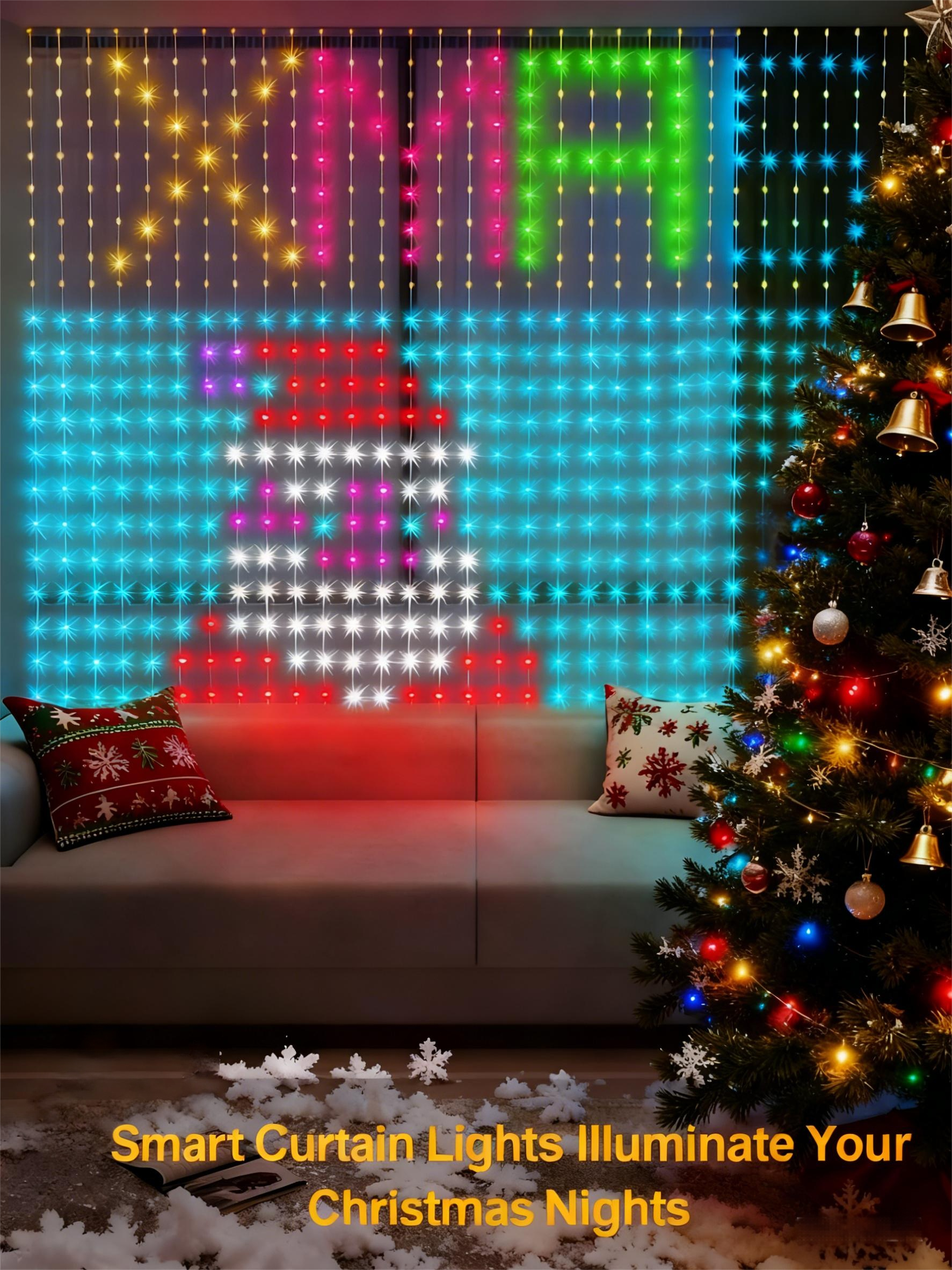 New Color Point-Controlled DIY Curtain Light