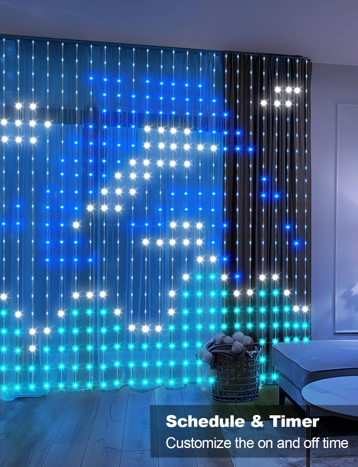 Hot-selling App-Programmable DIY Pattern Smart Curtain Light