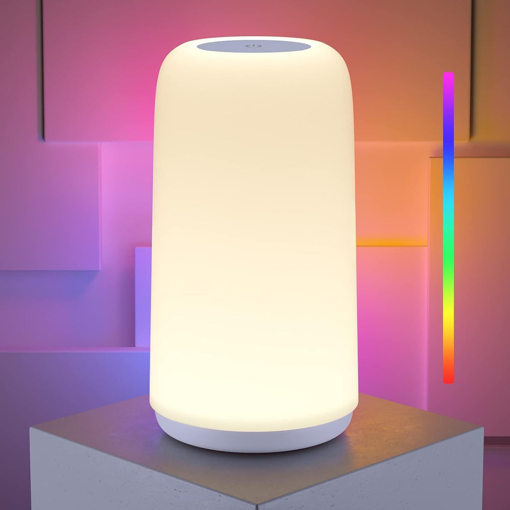 LED Smart Bedside Lamp with Bluetooth Speaker Ambient Light