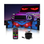 LED Evil Eye Car Soft Screen Bluetooth DIY In-Vehicle Display