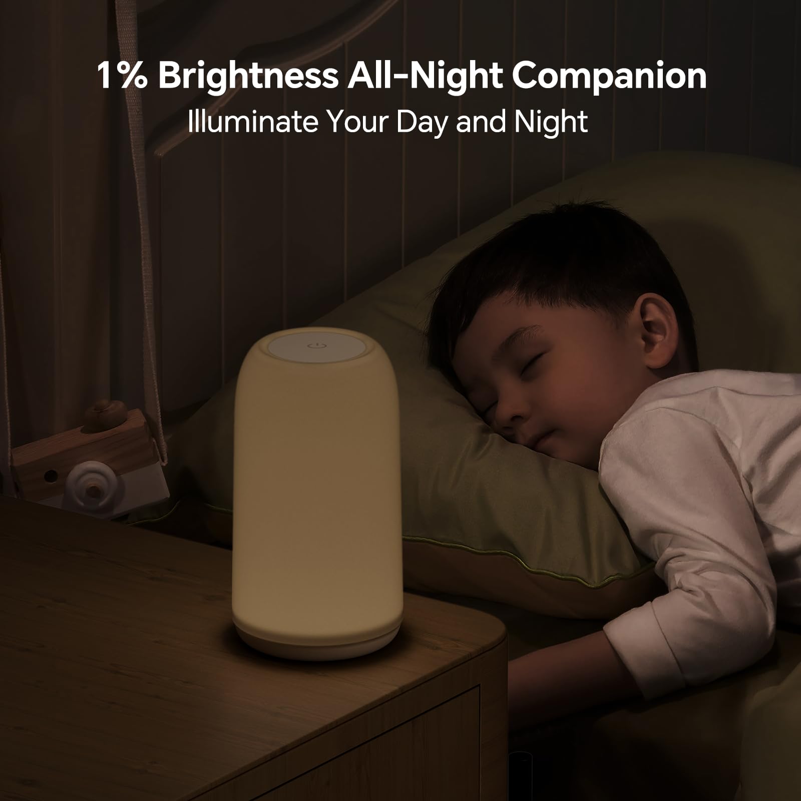 LED Smart Bedside Lamp with Bluetooth Speaker Ambient Light
